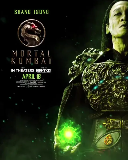 -Chin Han is Shang Tsung. #MortalKombatMovie  trailer tomorrow at 9am PT.