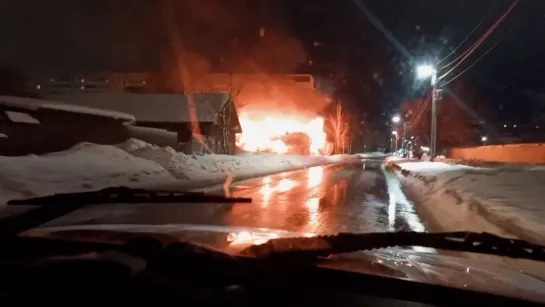 Пожар в Северном районе