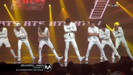 140911 BTS - Danger @ M!Countdown (MPD Version)