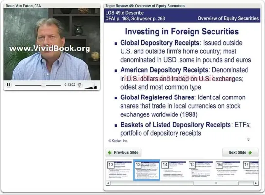 Overview of Equity Securities