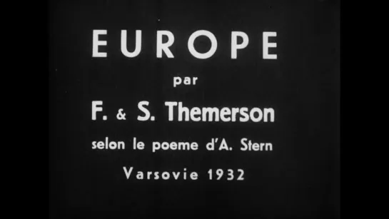 Europa (1931) Franciszka Themerson & Stefan Themerson