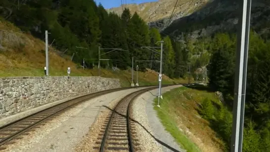 Cab ride St. Moritz - Tirano (Bernina pass), Switzerland to Italy [10.2019]