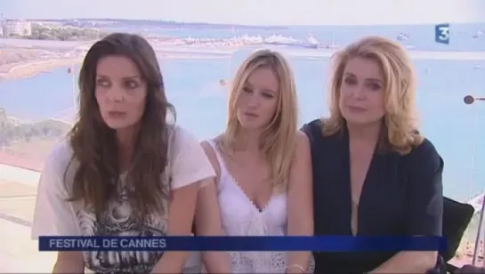 Interview de Catherine Deneuve, Chiara Mastroianni et Ludivi