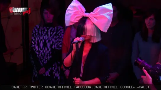 Sia - Chandelier (Live C’Cauet sur NRJ 11.12.2015)