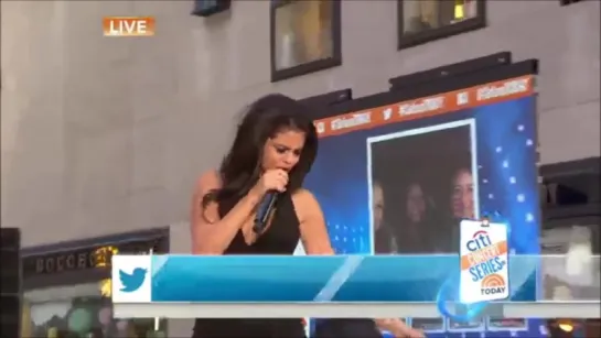 Selena Gomez - Good For You, Same Old Love, Come and Get It and Me & The Rhythm (Live TODAY Show 12.10.2015