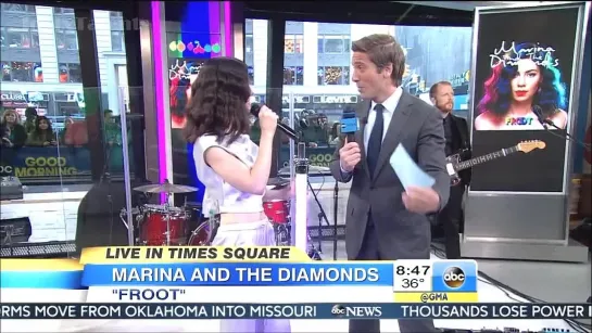 Marina and The Diamonds - Forget (Live At GMA 25.03.2015)