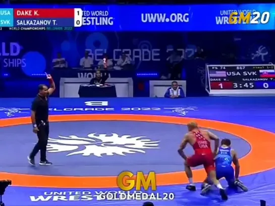 World Championship 2022 74kg- Final   Kyle Dake   Taimuraz Salkazanov