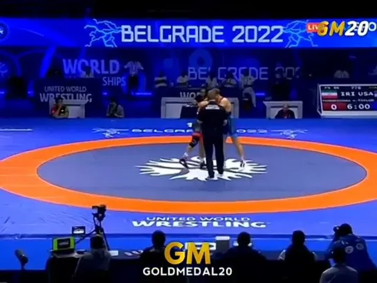 World Championship 2022 86kg- Final   Hassan Yazdani   David Taylor