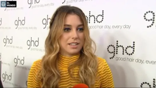 Blanca suarez attends GHD Christmas Arctic Gold campaign photocall