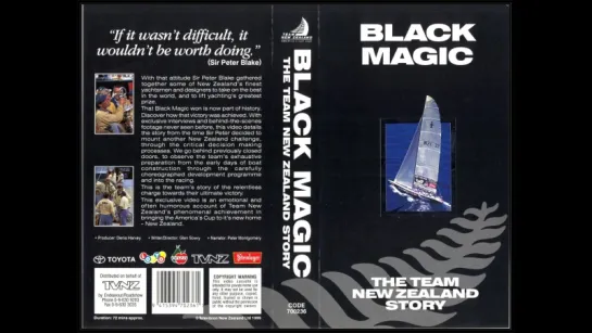 ★ Coppa America 1995 ~~ _ ) ~~ Black Magic - Il Team New Zealand Storia  ( in inglese )