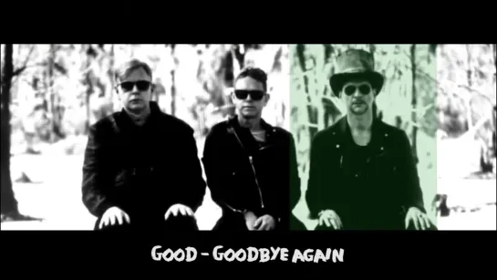 Depeche Mode - Goodbye (Karaoke), (projection from The Delta Machine Tour 2013)