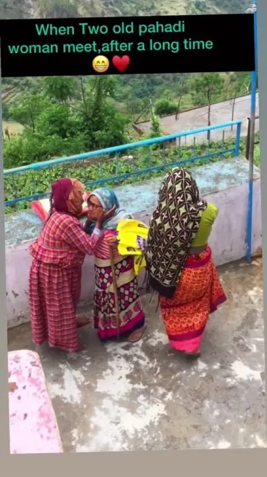 Тёплая встреча старых подруг | Uttarakhand