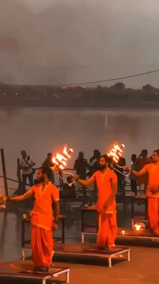 Evening Ganga Aarti 🪔 Rishikesh