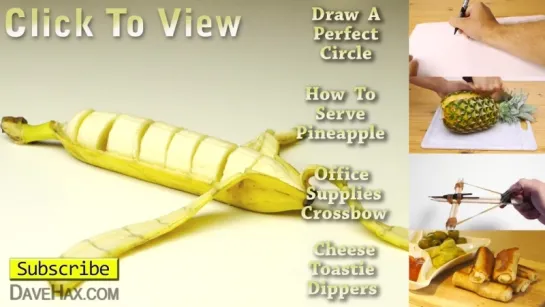 Sliced Banana Trick