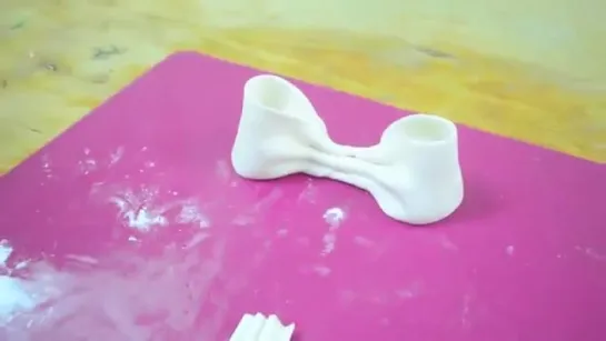 Бант из мастики мастер-класс - Fondant Bow Tutorial