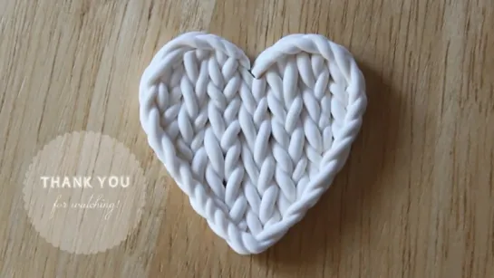 Faux Knitted Pattern_ Polymer Clay Tutorial