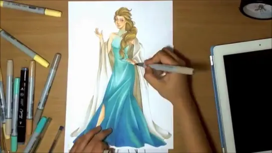 Fashion Illustration - Elsa