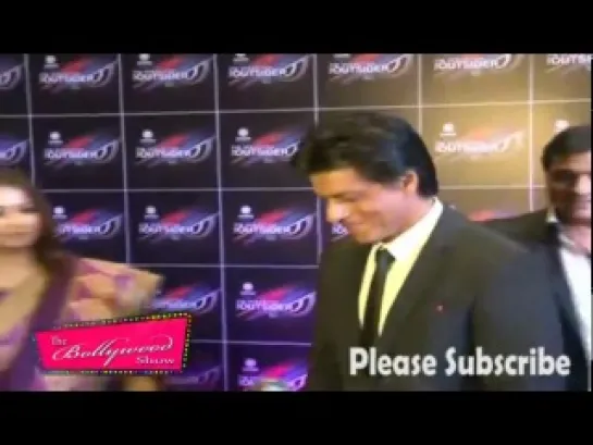 Shahrukh Khan With Gauri Khan At Red Carpet.