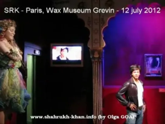 Shah Rukh Khan @iamsrk - Wax Copy Museum Grevin (Paris) - 12 july 2012