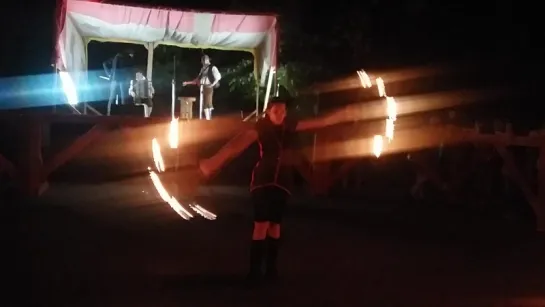 Фестиваль "Пороховая Башня". Fire-show - Flammantis.5