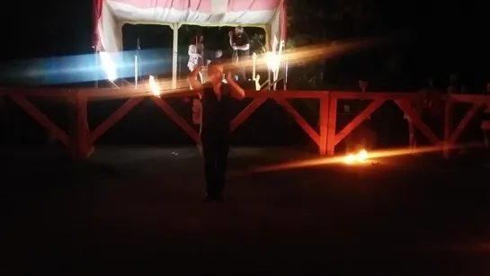 Фестиваль "Пороховая Башня". Fire-show - Flammantis.2