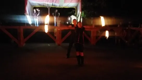 Фестиваль "Пороховая Башня". Fire-show - Flammantis.1