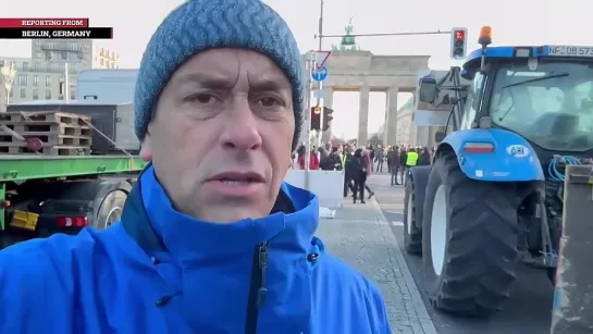 We investigated the German farmer protests