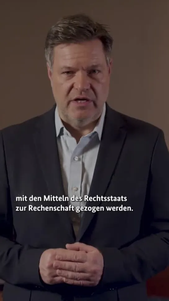 Ein dringender Appell des schamlosen Schweins Robert an die Deutschen. 8. Januar 2024