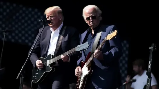 Sultans Of Swing - Donald Trump & Joe Biden [Artificial Intelligence Cover]