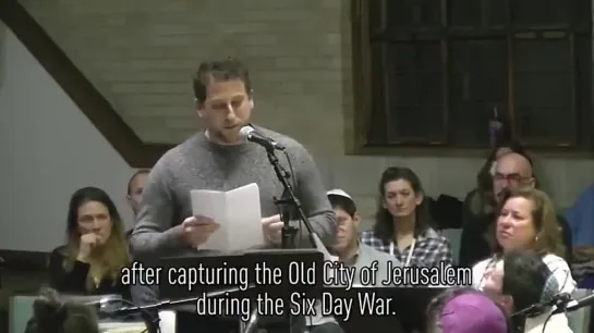 Jacob Portman from Chicago speaks about invading a Palestinian home as an IDF soldier