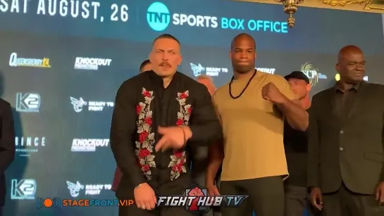 Usyk vs Dubois fight. August 26, 2023