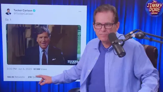 Jimmy Dore: Tucker Carlson’s Twitter Show Destroys Cable News Forever. June 8, 2023