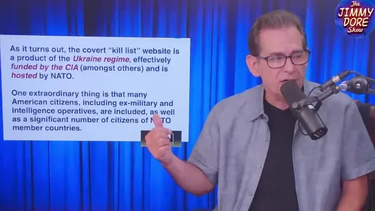 Jimmy Dore Added To Ukraine Government’s Kill List. May 25, 2023