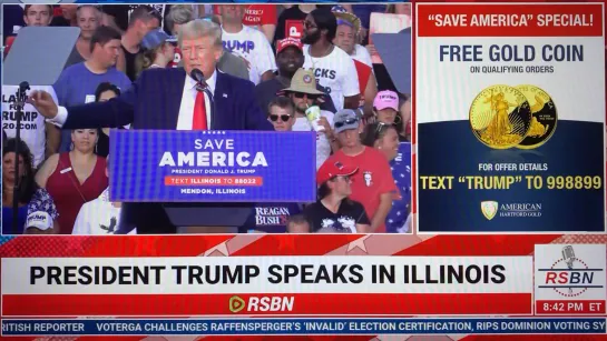 Trump Rally. Mendon, IL. 06.25.2022 Transgenders In Women‘s Sports