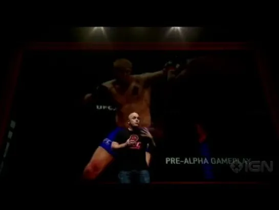 Презентация видео-игры EA UFC на выставке Gamescom