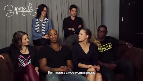 TVLine Supergirl Interview at Comic-Con 2015 - RUS SUB