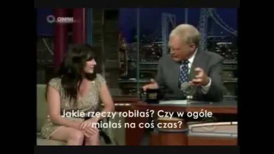 Shannen Doherty w Late Show with David Letterman