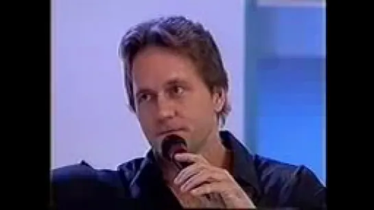 Guy Ecker no Brasil no Programa da Hebe em Setembro de 2000