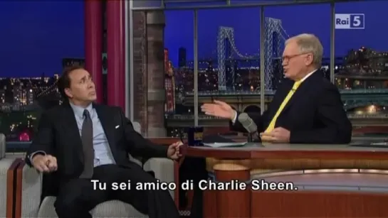 Nicolas Cage al David Letterman Show