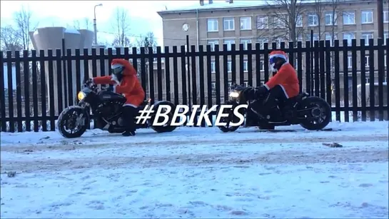 santa's snow bike drift