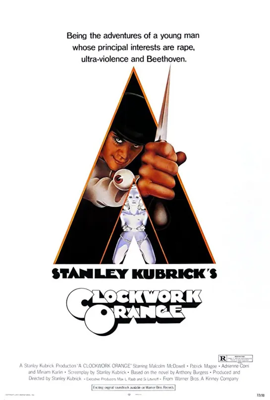 A Clockwork Orange / Заводной апельсин [1971, dir. Stanley Kubrick]