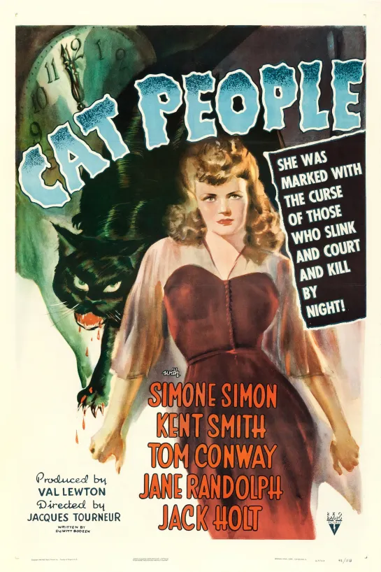 Cat People / Люди-кошки [1942, dir. Jacques Tourneur]