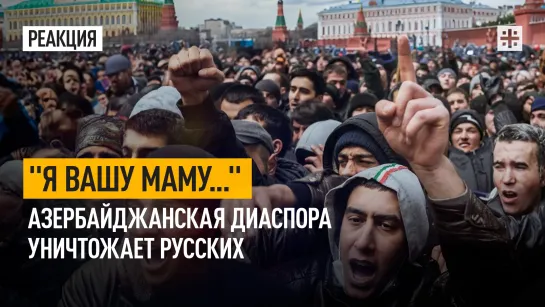 "Я вашу маму..." Азербайджанская диаспора уничтожает русских