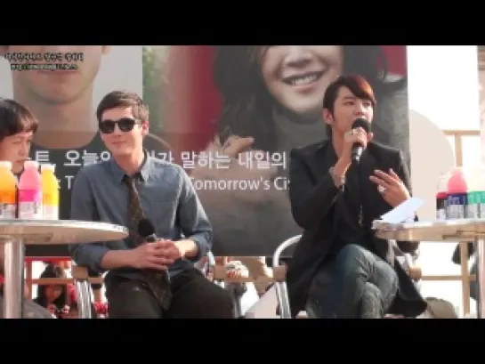 09.10.2011 jang keun suk  BIFF open talk 1