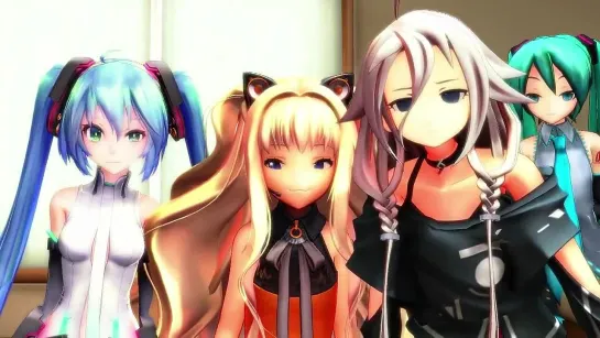 SeeU, IA, and Hatsune Miku (Append) - EVERYBODY (MMD)