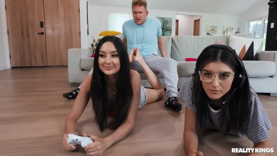 Eliza Ibarra - Fucking Gamer RoomieS BF [All Sex, Hardcore, Blowjob, Gonzo]