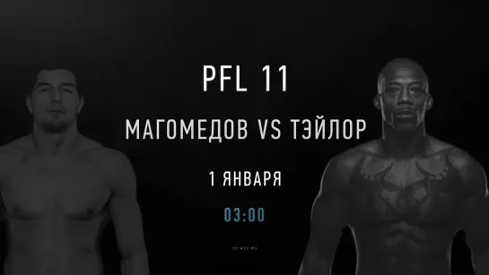 PFL11 Средний вес: Абус Магомедов - Луис Тэйлор