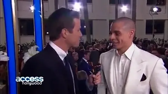 [2013] Golden Globe - Access Hollywood Full Interview with Jennifer Lopez & Casper Smart