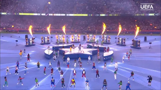 The Black Eyed Peas perform at the UEFA Champions League final opening ceremony 03.06.2017