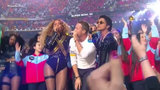 Super Bowl 50 - Full Halftime Show HQ (Coldplay, Bruno Mars  Beyonce) - 07-02-2016